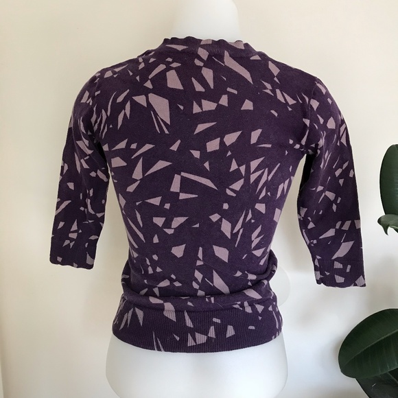 2 for $10 * Purple print cardigan - Picture 3 of 3